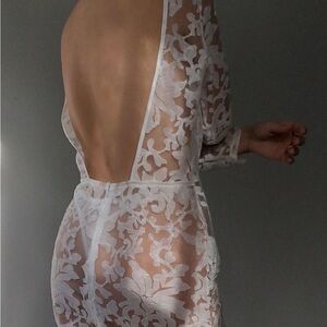 Lucia Zolea Vintage Open Back Wedding Dress